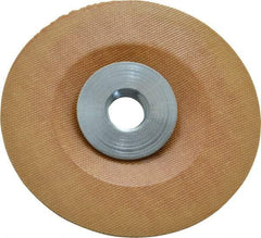 Made in USA - 4" Diam Locking Nut Disc Backing Pad - Soft Density, 25,000 RPM - Industrial Tool & Supply
