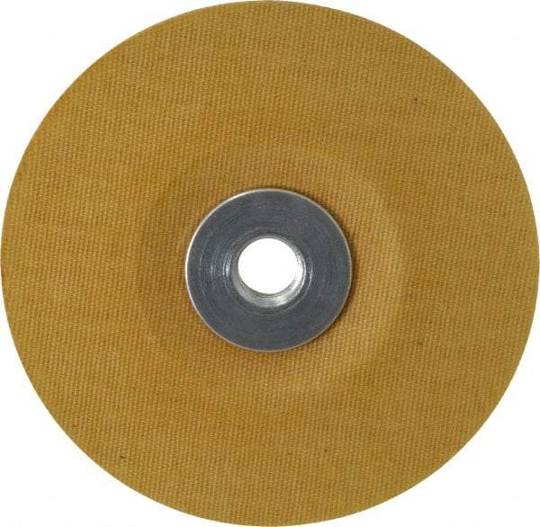 Made in USA - 5" Diam Locking Nut Disc Backing Pad - Soft Density, 20,000 RPM - Industrial Tool & Supply