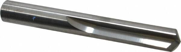 Atrax - 29/64", 140° Point, Solid Carbide Straight Flute Drill Bit - Industrial Tool & Supply