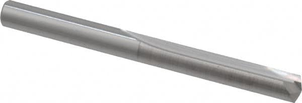 Atrax - #7, 0.201", 140° Point, Solid Carbide Straight Flute Drill Bit - Industrial Tool & Supply