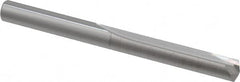Atrax - #7, 0.201", 140° Point, Solid Carbide Straight Flute Drill Bit - Industrial Tool & Supply