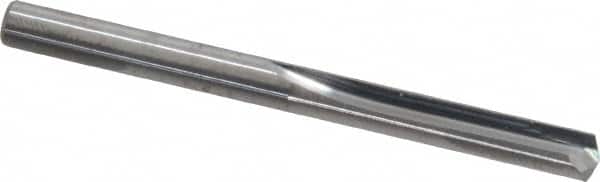 Atrax - #18, 0.1695", 140° Point, Solid Carbide Straight Flute Drill Bit - Industrial Tool & Supply