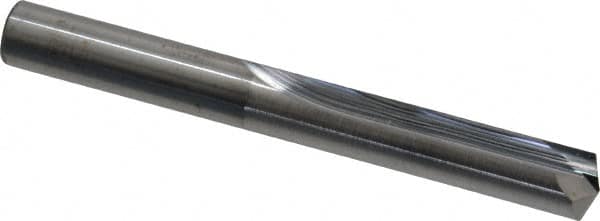 Atrax - 8mm, 140° Point, Solid Carbide Straight Flute Drill Bit - Industrial Tool & Supply