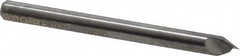 Atrax - 1/8" Head Diam, 1/8" Shank Diam, 1 Flute 60° Solid Carbide Countersink - Industrial Tool & Supply