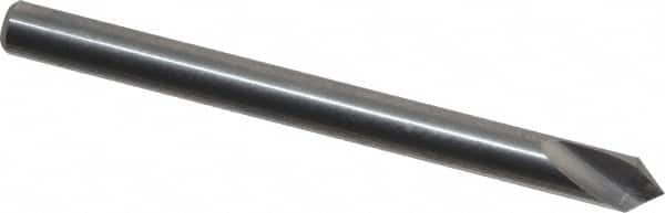 Atrax - 1/8" Head Diam, 1/8" Shank Diam, 1 Flute 82° Solid Carbide Countersink - Industrial Tool & Supply