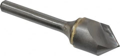Atrax - 5/8" Head Diam, 1/4" Shank Diam, 1 Flute 82° Solid Carbide Countersink - Industrial Tool & Supply