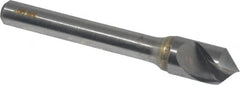 Atrax - 3/8" Head Diam, 1/4" Shank Diam, 1 Flute 90° Solid Carbide Countersink - Industrial Tool & Supply