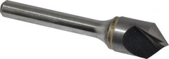 Atrax - 1/2" Head Diam, 1/4" Shank Diam, 1 Flute 90° Solid Carbide Countersink - Industrial Tool & Supply