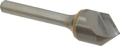 Atrax - 5/8" Head Diam, 1/4" Shank Diam, 1 Flute 90° Solid Carbide Countersink - Industrial Tool & Supply