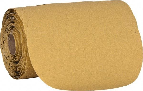 3M - 6" Diam, 180 Grit Aluminum Oxide Adhesive PSA Disc - Very Fine Grade, Yellow, C Weighted Backing, Flexible, Use with Random Orbital Sanders - Industrial Tool & Supply