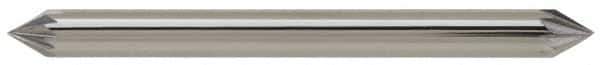 SGS Pro - 3/4" Cut Diam, 1/4" Shank Diam, Cone Head Single Cut Burr - Carbide, Point End, 11/16" LOC, 2-7/16" OAL - Industrial Tool & Supply