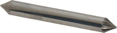 Atrax - 1/4" Cut Diam, 1/4" Shank Diam, Taper Head Single Cut Burr - Carbide, Radius End, 3/16" LOC, 2" OAL - Industrial Tool & Supply