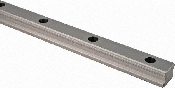 THK - 820mm OAL x 20mm Overall Width x 17mm Overall Height 4 Way SHS Rail - 60mm Between Holes, 6 x 9-1/2 x 8-1/2mm Hole Size - Industrial Tool & Supply