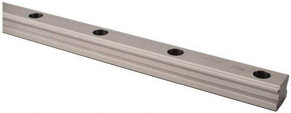 THK - 1,000mm OAL x 28mm Overall Width x 23mm Overall Height 4 Way SHS Rail - 80mm Between Holes, 9 x 14 x 12mm Hole Size - Industrial Tool & Supply