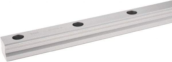 THK - 2,520mm OAL x 28mm Overall Width x 23mm Overall Height 4 Way SHS Rail - 80mm Between Holes, 9 x 14 x 12mm Hole Size - Industrial Tool & Supply
