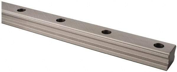THK - 1,000mm OAL x 34mm Overall Width x 26mm Overall Height 4 Way SHS Rail - 80mm Between Holes, 9 x 14 x 12mm Hole Size - Industrial Tool & Supply