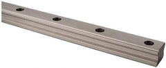 THK - 1,000mm OAL x 34mm Overall Width x 26mm Overall Height 4 Way SHS Rail - 80mm Between Holes, 9 x 14 x 12mm Hole Size - Industrial Tool & Supply