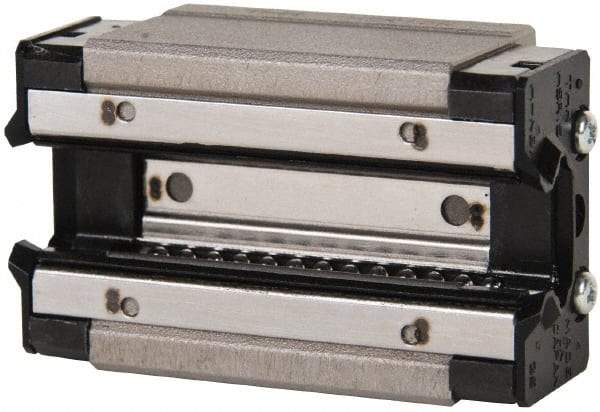 THK - 56.6mm L x 34mm W x 23.3mm H, 26mm Transverse Hole Spcg, 26mm Lateral Hole Spcg, 4 Way HSR Block - 9.5mm Overhang, 8.33 Kn Dynamic Capacity, M4x5 Hole, 13.5 kn Static Load Rating, 28" High Assembly - Industrial Tool & Supply