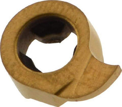 Iscar - 11120005GIQR Grade IC528, 1.2mm Cutting Width Carbide Grooving Insert - 2.3mm Max Depth of Cut, Right Hand, 0.05mm Corner Radius, TiCN/TiN Finish - Industrial Tool & Supply