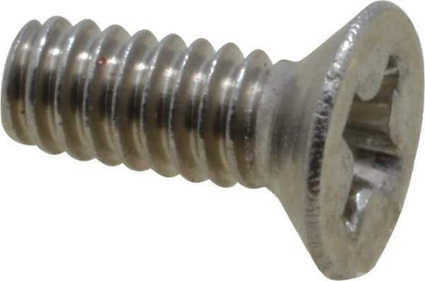 Value Collection - M2x0.40 Metric Coarse, 5mm OAL Phillips Drive Machine Screw - Flat Head, Grade 18-8 & A2 Stainless Steel, Uncoated, Without Washer - Industrial Tool & Supply