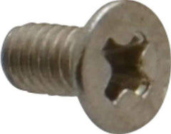 Value Collection - M2.5x0.45 Metric Coarse, 5mm OAL Phillips Drive Machine Screw - Flat Head, Grade 18-8 & A2 Stainless Steel, Uncoated, Without Washer - Industrial Tool & Supply