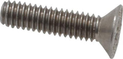Value Collection - M2.5x0.45 Metric Coarse, 10mm OAL Phillips Drive Machine Screw - Flat Head, Grade 18-8 & A2 Stainless Steel, Uncoated, Without Washer - Industrial Tool & Supply