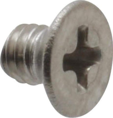 Value Collection - M3x0.50 Metric Coarse, 4mm OAL Phillips Drive Machine Screw - Flat Head, Grade 18-8 & A2 Stainless Steel, Uncoated, Without Washer - Industrial Tool & Supply