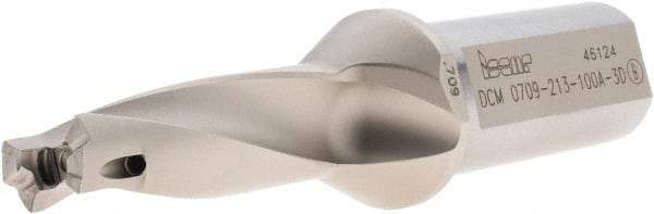 Iscar - 0.709 to 0.744" Diam, 3xD, 2.13" Max Depth, 1" Shank Diam, 5.05" OAL, Replaceable Tip Drill - IDI-SG, IDI-SK Insert, DCM Toolholder, Series ChamDrill - Industrial Tool & Supply