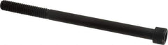 Made in USA - 5/16-18 UNC Hex Socket Drive, Socket Cap Screw - Alloy Steel, Black Oxide Finish, Partially Threaded, 4-1/2" Length Under Head - Industrial Tool & Supply