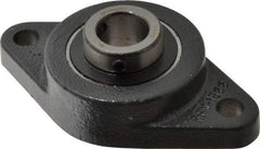 Browning - 3/4" ID, 4-13/32" OAL x 2-1/2" OAH 2-Bolt Flange - 1,444 Lb Static Cap, 2,611 Lb Dyn Cap, 3-17/32" Btw Mnt Hole Ctrs, Cast Iron - Industrial Tool & Supply