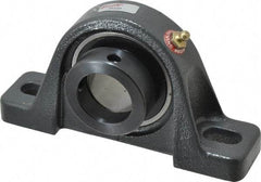 Browning - 1-7/16" ID, 6-3/4" OAL x 3-5/8" OAH Pillow Block - 3,493 Lb Static Cap, 5,782 Lb Dyn Cap, 5" Btw Mnt Hole Ctrs, 1-13/16" Base-to-Ctr Ht, Cast Iron - Industrial Tool & Supply