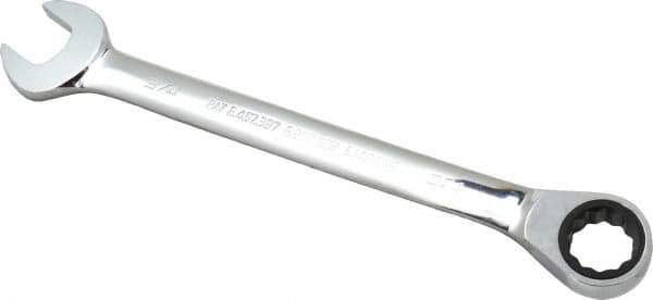 Blackhawk by Proto - 3/4" 12 Point Combination Wrench - 15° Head Angle, 6-3/4" OAL, Steel, Chrome Finish - Industrial Tool & Supply