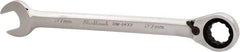Blackhawk by Proto - 27mm 12 Point Combination Wrench - 15° Head Angle, 14-3/32" OAL, Steel, Chrome Finish - Industrial Tool & Supply