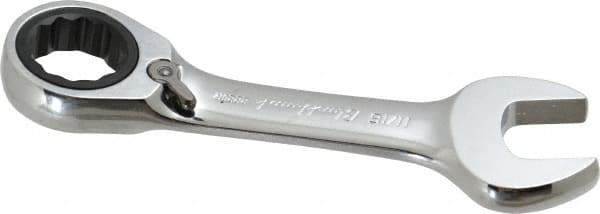 Blackhawk by Proto - 11/16" 12 Point Combination Wrench - 15° Head Angle, 5" OAL, Steel, Chrome Finish - Industrial Tool & Supply