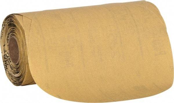 3M - 6" Diam, 400 Grit Aluminum Oxide Adhesive PSA Disc - Extra Fine Grade, Yellow, C Weighted Backing, Flexible, Use with Random Orbital Sanders - Industrial Tool & Supply