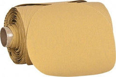 3M - 5" Diam, 180 Grit Aluminum Oxide Adhesive PSA Disc - Very Fine Grade, Yellow, C Weighted Backing, Flexible, Use with Random Orbital Sanders - Industrial Tool & Supply