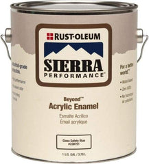 Rust-Oleum - 1 Gal Safety Blue Gloss Finish Acrylic Enamel Paint - Interior/Exterior, <0 gL VOC Compliance - Industrial Tool & Supply