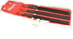 Simonds File - 3 Piece American Pattern File Set - 8", 10" Long, Bastard Coarseness, Paddle Handle, Set Includes Mill - Industrial Tool & Supply