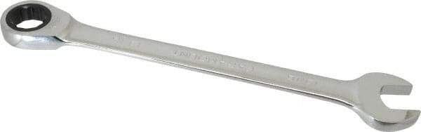 Paramount - 13/16" 12 Point Ratcheting Combination Wrench - 10-5/8" OAL, Chrome Vanadium Steel, Polished Finish - Industrial Tool & Supply