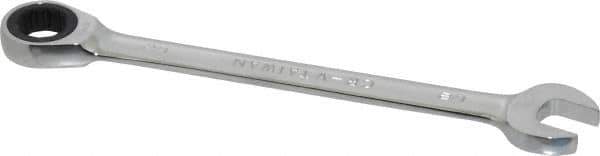 Paramount - 1/2" 12 Point Ratcheting Combination Wrench - 6-7/64" OAL, Chrome Vanadium Steel, Polished Finish - Industrial Tool & Supply