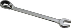 Paramount - 17mm 12 Point Combination Wrench - 15° Head Angle, 8-57/64" OAL, Chrome Vanadium Steel, Polished Finish - Industrial Tool & Supply