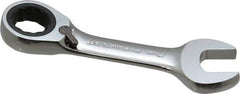 Paramount - 17mm 12 Point Combination Wrench - 15° Head Angle, 5" OAL, Chrome Vanadium Steel, Polished Finish - Industrial Tool & Supply