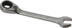 Paramount - 5/16" 12 Point Offset Combination Wrench - 15° Offset Angle, 3-1/2" OAL, Chrome Vanadium Steel, Polished Finish - Industrial Tool & Supply