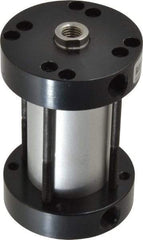 Parker - 2" Stroke x 1-1/8" Bore Double Acting Air Cylinder - 1/8 Port, 5/16-24 Rod Thread, -10 to 200°F - Industrial Tool & Supply
