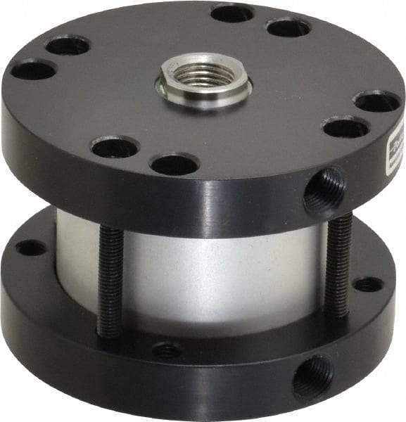 Parker - 1" Stroke x 2" Bore Double Acting Air Cylinder - 1/8 Port, 1/2-20 Rod Thread, -10 to 200°F - Industrial Tool & Supply