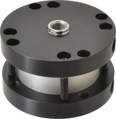 Parker - 1" Stroke x 2-1/2" Bore Double Acting Air Cylinder - 1/4 Port, 1/2-20 Rod Thread, -10 to 200°F - Industrial Tool & Supply