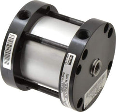 Parker - 2" Stroke x 2-1/2" Bore Double Acting Air Cylinder - 1/4 Port, 1/2-20 Rod Thread, -10 to 200°F - Industrial Tool & Supply