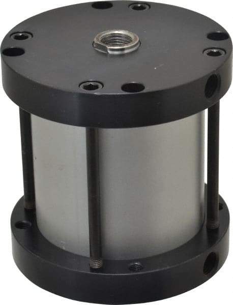 Parker - 3" Stroke x 3" Bore Double Acting Air Cylinder - 1/4 Port, 5/8-18 Rod Thread, -10 to 200°F - Industrial Tool & Supply
