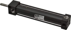 Parker - 4" Stroke x 3/4" Bore Double Acting Air Cylinder - 1/8 Port, 1/4-20 Rod Thread, 200 Max psi, -10 to 165°F - Industrial Tool & Supply