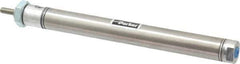 Parker - 4" Stroke x 9/16" Bore Double Acting Air Cylinder - 10-32 Port, 10-32 Rod Thread, 250 Max psi, 14 to 140°F - Industrial Tool & Supply